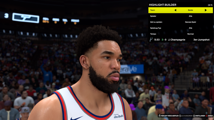 NBA 2K27 ohne DLSS 5 (Bild: 2K Games / Screenshot: Golem)